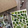 Tree Leaves Of Britain Art Blank Greeting Card, thumbnail 5 of 12