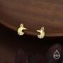 Sterling Silver Anubis Jackal Stud Earrings, thumbnail 5 of 12