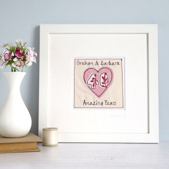 Personalised Wedding Anniversary Picture Gift, 3 of 12