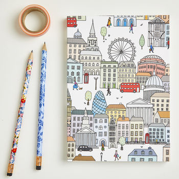 London Notebook In A6 And A5 Size, 6 of 8