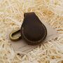 Personalised Apple Air Tag Genuine Leather Keychain, thumbnail 3 of 6