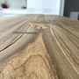 London Solid Live Edge Oak Industrial Dining Table, thumbnail 8 of 9