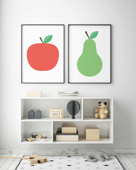 Red Apple Print, 2 of 4