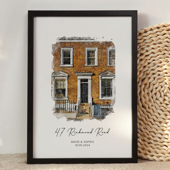 Personalised Watercolour House Portrait, 3 of 8