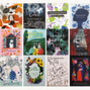Book Cover Postcard Set Of 12 Literary Stationery, thumbnail 4 of 7