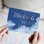 Clouds 'Thinking Of You' Foil Illustrated Card, thumbnail 2 of 2