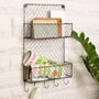 Three Compartment Mail And Magazine Rack, thumbnail 1 of 5