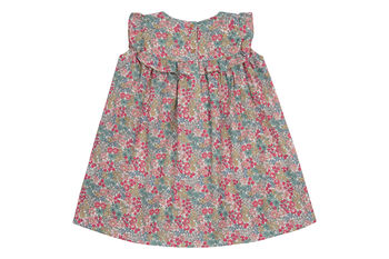 Louise Floral Printed Frill Dress, 2 of 4