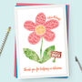 Personalised 'Class Flower' Teacher Thank You Print, thumbnail 4 of 7