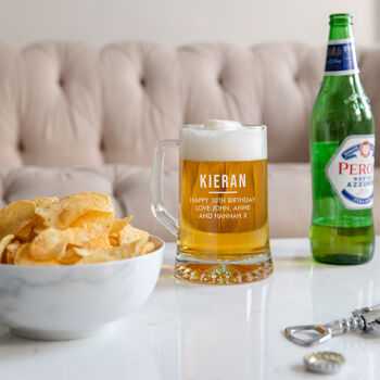 Personalised Engraved Tankard Fathers Day Gift For Grandad, 4 of 6