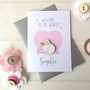 Personalised New Baby Girl Card, thumbnail 2 of 5