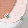 Personalised Trixie Rosy Rabbit Two Pack Newborn Bibs, thumbnail 2 of 5