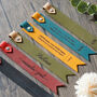 Engraved Leather Bookmark Personalized Gift For Reading, thumbnail 1 of 6