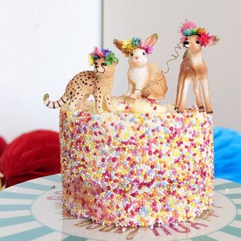 Flower Animal Cake Toppers, 3 of 9