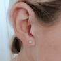 Sterling Silver Daisy Stud Earrings, thumbnail 1 of 5