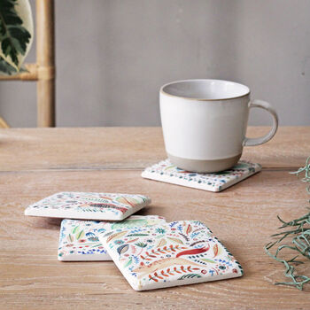 Set Of Flora And Fauna Coasters, 4 of 4