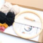 Penguin Punch Needle Diy Beginner Embroidery Kit, thumbnail 6 of 7