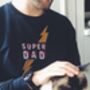 'Super Dad And Me' Matching Embroidered Sweatshirts, thumbnail 3 of 7