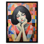 Penny For Your Thoughts Multicoloured Wall Art Print, thumbnail 5 of 6