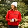 Sleigh, Panic, Repeat Women's Christmas Jumper, thumbnail 2 of 6