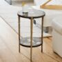 Pols Potten Terrazzo Marble Side Table In Nougat Brown, thumbnail 1 of 5