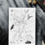 Personalised Winchester Illustrated Map, thumbnail 1 of 7