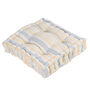 Extra Large Oxford Striped Indoor Floor Cushion, thumbnail 2 of 6