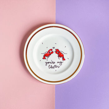 You're My Lobster Vintage Plate Wall Decor, 2 of 4