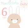 Happy Birthday Bunny Greeting Card, thumbnail 2 of 2