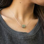 Samudra Turquoise Stone Necklace, thumbnail 1 of 4