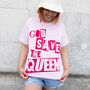 God Save The Queen Women's Graphic Jubilee Tshirt, thumbnail 1 of 3