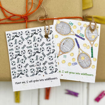 Football Seed Gift Tags, 2 of 2