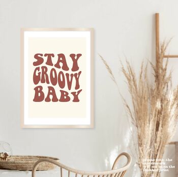 Stay Groovy Baby Print, 6 of 8