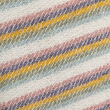 Pure New Wool Broad Stripe Pram Blankets, 2 of 12