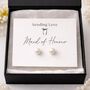 Maid Of Honour Pearl Earrings Gift, thumbnail 1 of 3