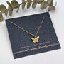 9ct Yellow Gold Butterfly Necklace, thumbnail 1 of 12