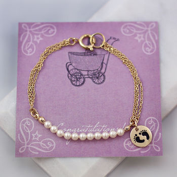 Baby Shower Jewellery Bracelet Gift For New Mums, 2 of 6