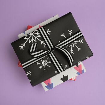 Luxury Snowflake, Christmas Wrapping Paper, 6 of 7