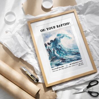 Personalised Baptism Gift Print, 2 of 9
