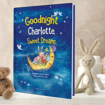 Personalised Goodnight Sweet Dreams Bedtime Story Book, 10 of 12