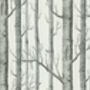 Cole And Son The Woods Silhouette Lampshades In White, thumbnail 4 of 7