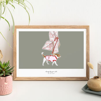 Bespoke 'Always By Your Side' Pet Print, 3 of 10