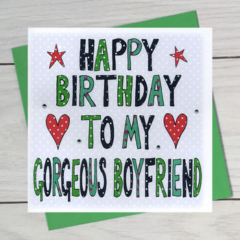 Personalised Boyfriend Birthday Book Card, 2 of 7