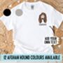 Afghan Hound Dog T Shirt, thumbnail 1 of 6