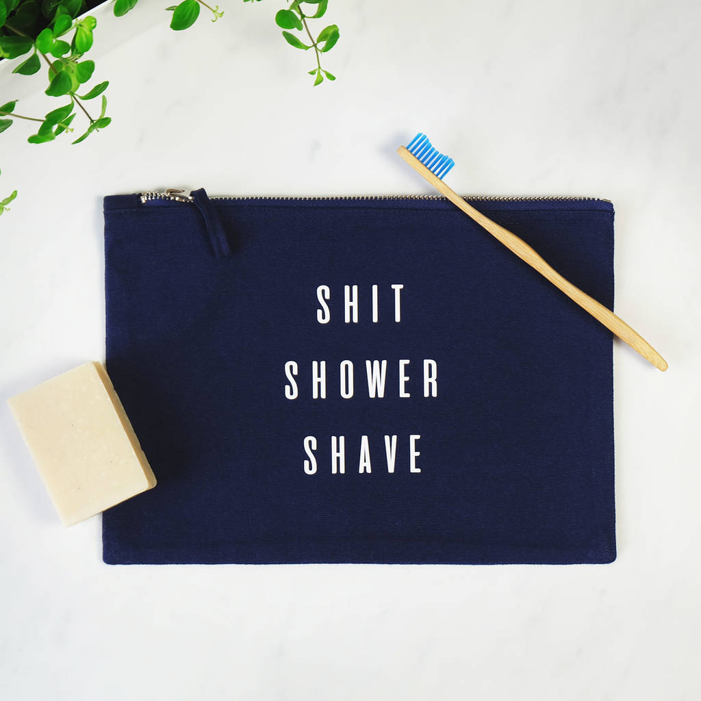 Shit, Shower, Shave Washbag, 1 of 2