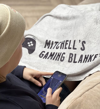 Personalised Gaming Blanket, 6 of 6