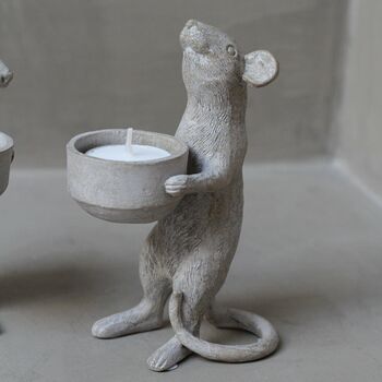 Set Of Mice Candle Holders, 3 of 3
