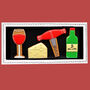 Cheese And Wine Letterbox Biscuits, thumbnail 2 of 2