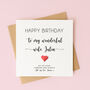 Personalised Birthday Card For Husband/Wife, thumbnail 2 of 7