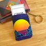 Synthwave Design Card Holder Four Designs Options, thumbnail 7 of 10